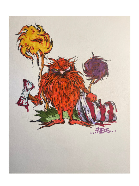MARKER AND PEN - THE LORAX