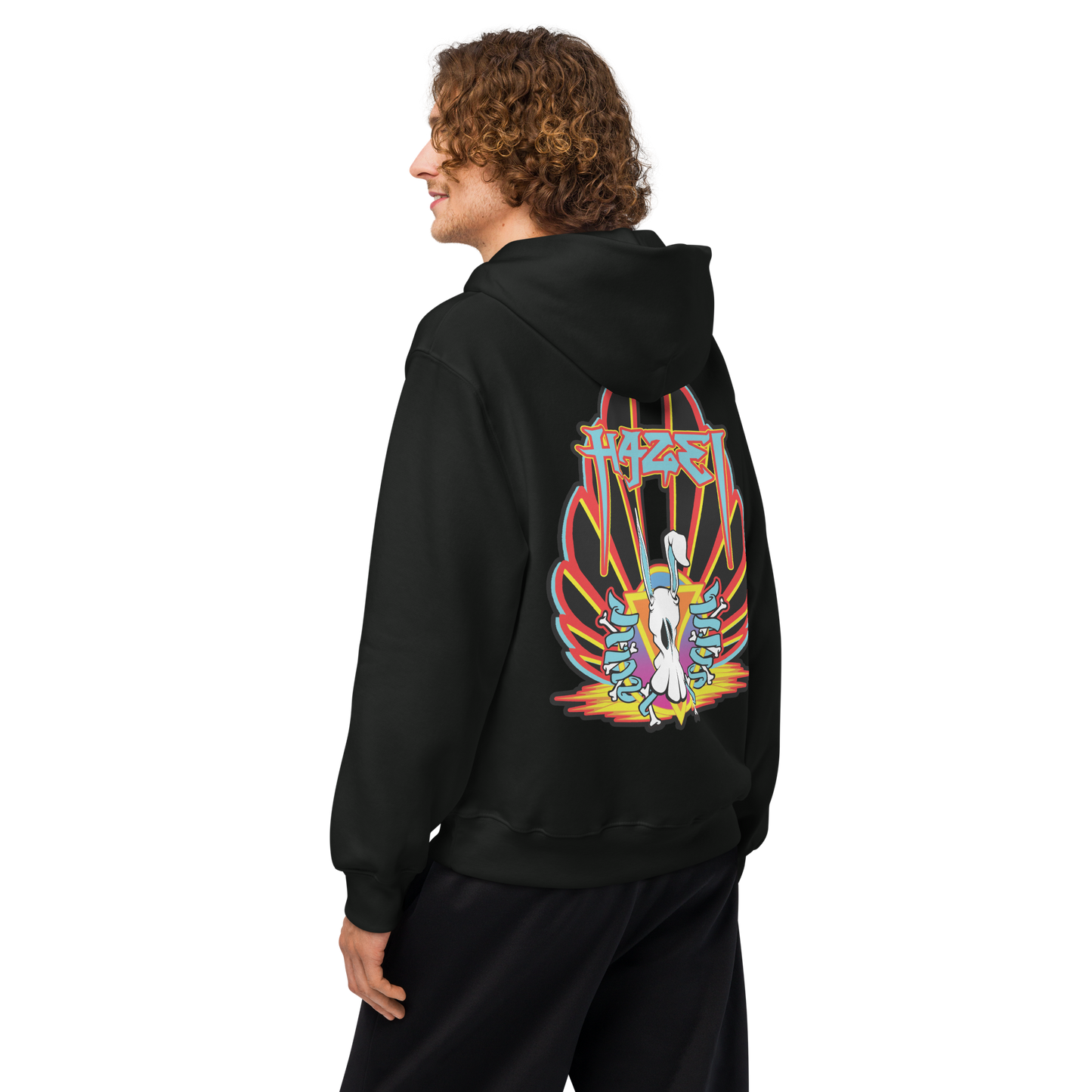 Wing Night  !  Oversized heavyweight hoodie