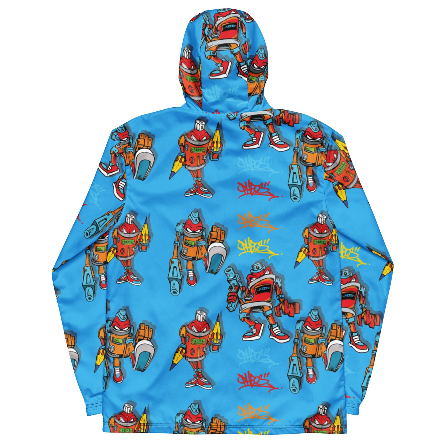 ROBOTS" BLUE " windbreaker