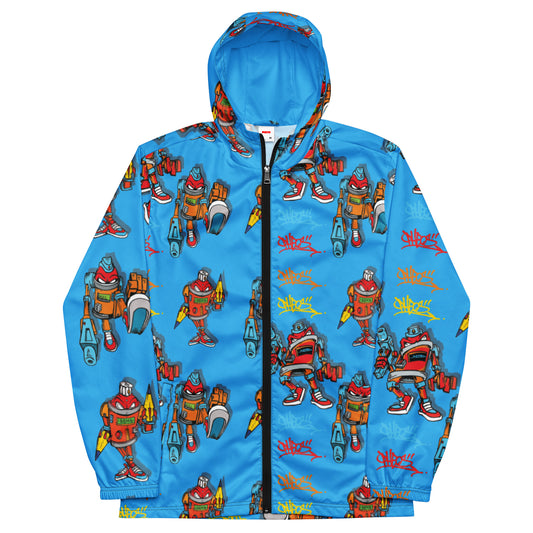 ROBOTS" BLUE " windbreaker