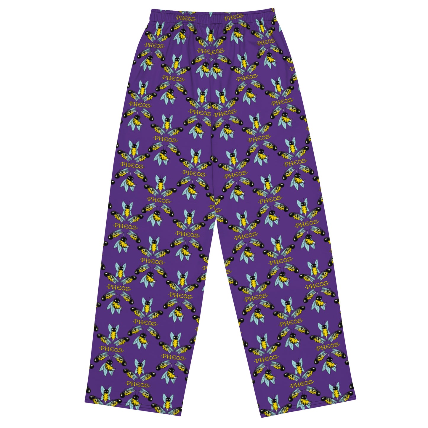 Purple Peez wide-leg pants